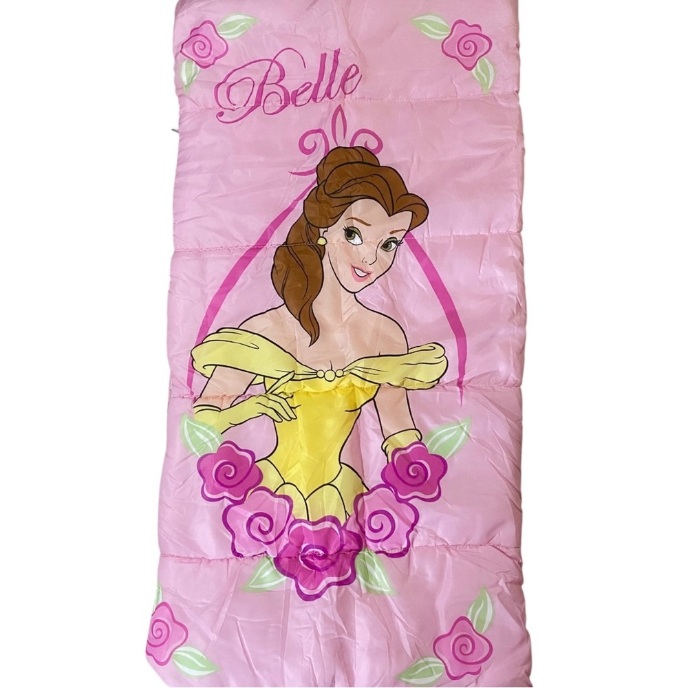 Vintage Beauty and the Beast Princess Belle Child’s Sleeping Bag Disney 90’s